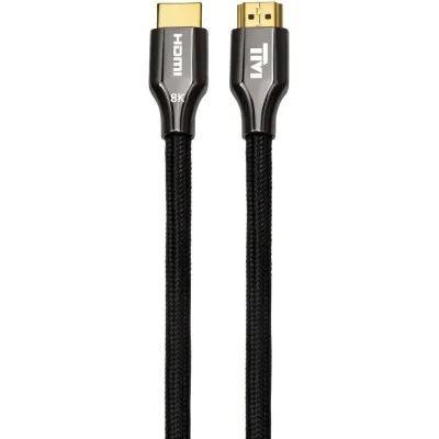 Twisted Minds Zinc Alloy 8k HDMI Cable Braided Custom8K/60Hz, 4K/120Hz/60Hz, Bandwidth 48Gbps - 2 M